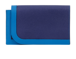 Hermes Camail Wallet, Epsom, Navy/Blue, GMZ011NG, B, 3*